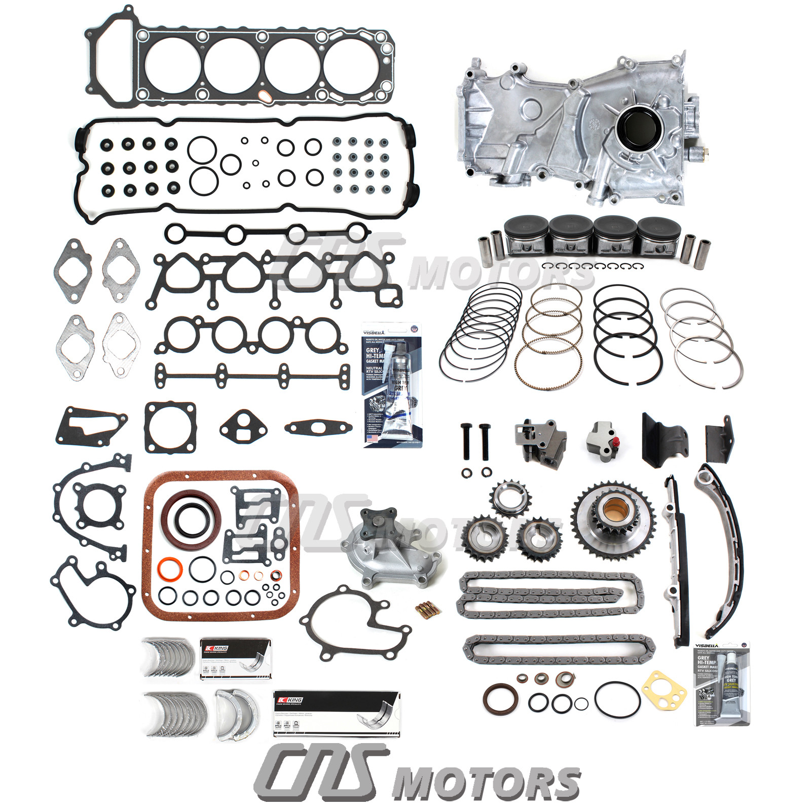9397 se adapta a Nissan Altima 2.4L nuevo kit de reconstrucción de