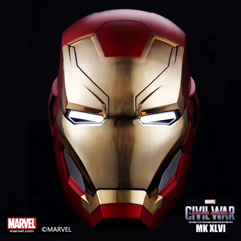 Marvel The Iron Man MK46 Costume Wearable Helmet 1:1 Collectibles Prop New  Stock | eBay