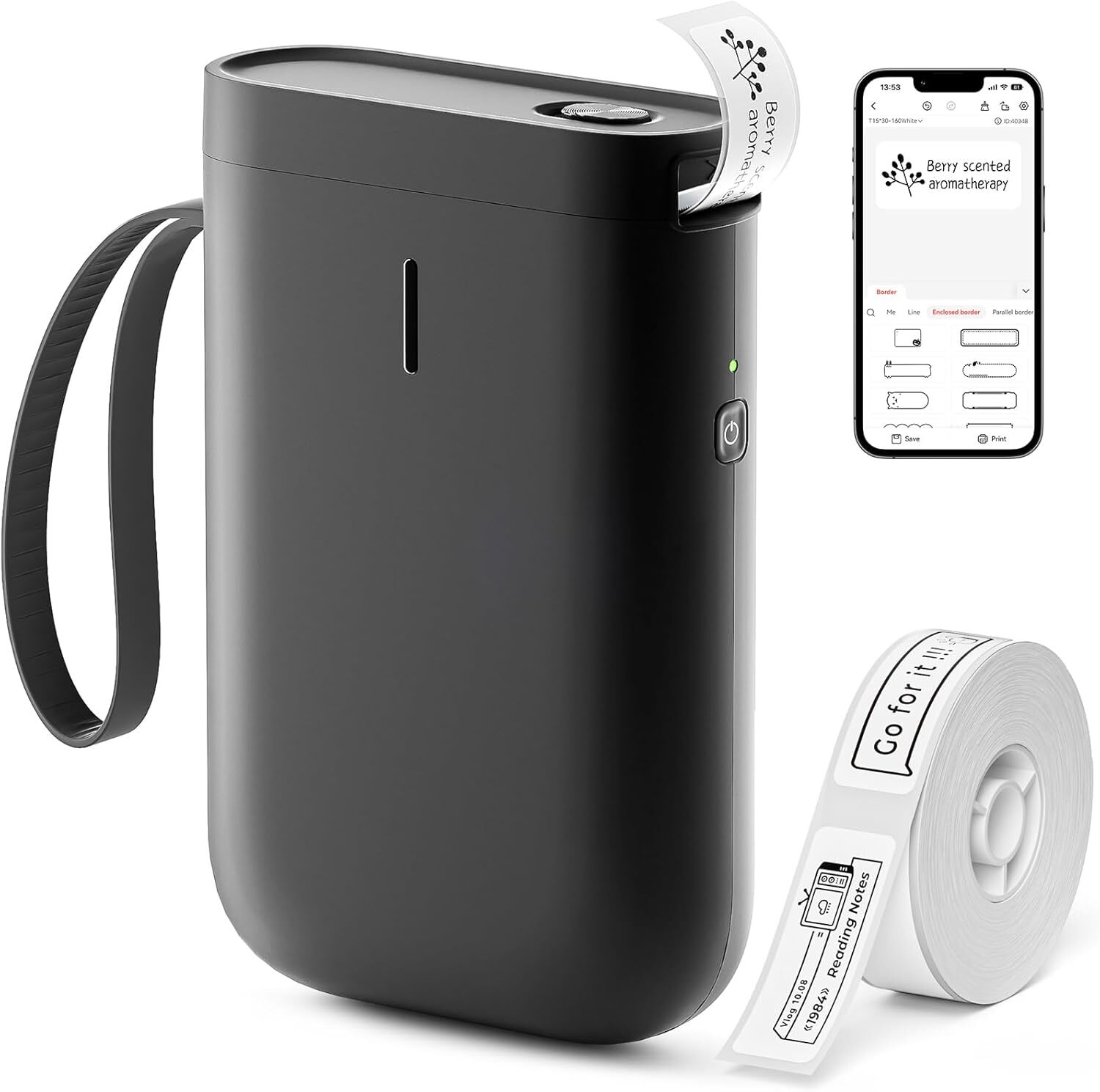 NIIMBOT D11 Portable Wireless Label Maker Machine with Multi-Connection-image