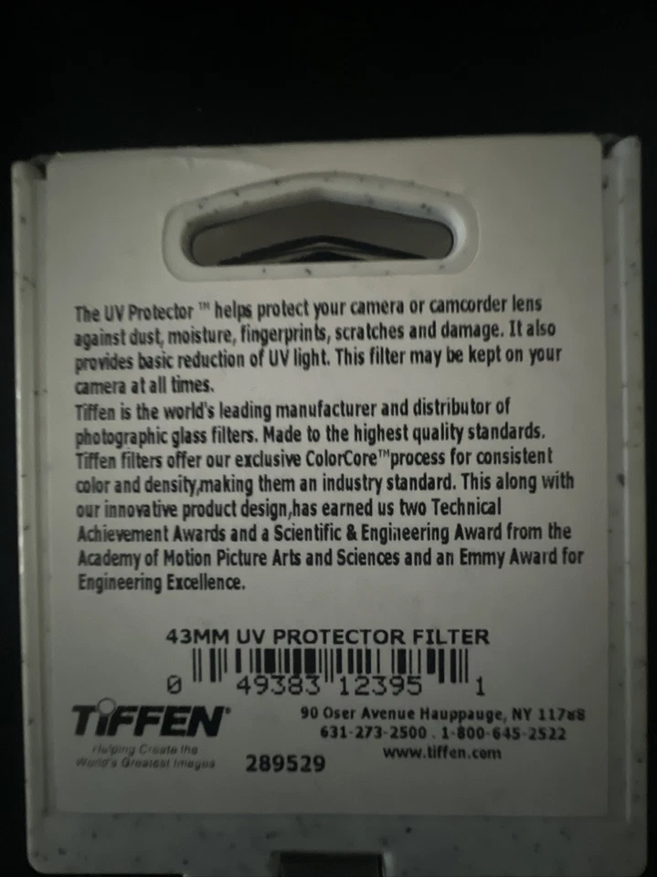 Tiffen 43UVP 43mm Filter - Image 2 of 2