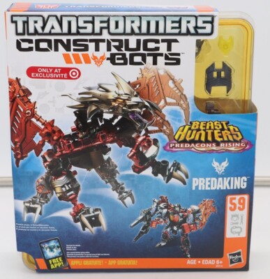 Transformers Construct-Bots Beast Hunters Predacons Rising PREDAKING Exclusive