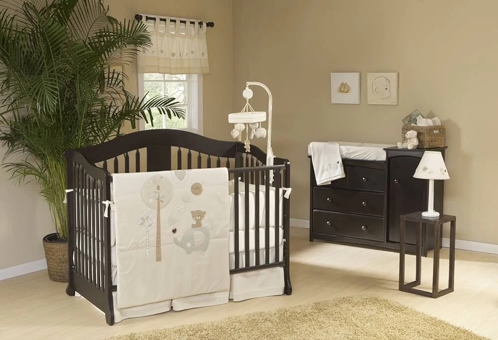 Crib Bedding Set Nature's Purest 4 Piece Teddy & Ele Organic Valance Unisex
Opens in a new window or
