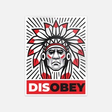 Sitting Bull Disobey Vinyl Sticker Decal