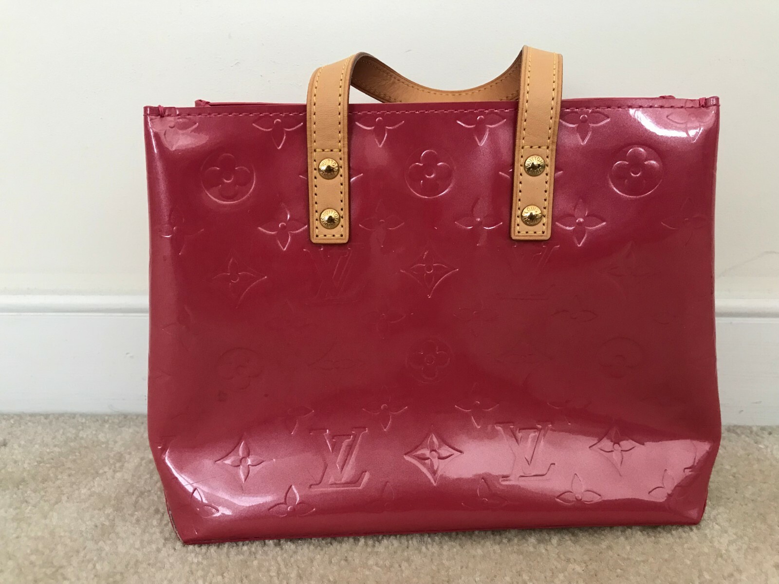 Louis Vuitton Hot Pink Patent Leather Monogram Vernis… Gem