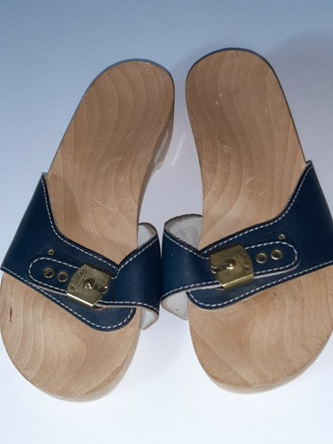 doctor scholls wooden sandals