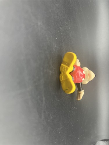 VTG 80's Disney Waving Mickey Mouse PVC Toy Figure 2" Collectible Cake Topper - Picture 3 of 6