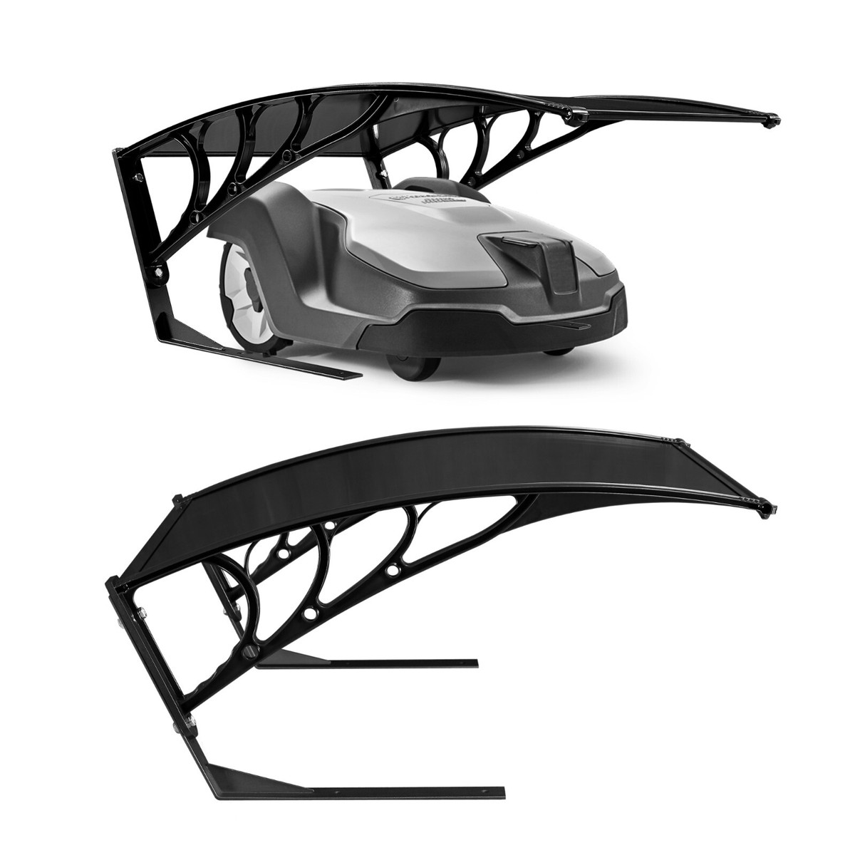 AREBOS Robot Mower Garage Roof Carport Canopy for Robot Mower Lawnmower