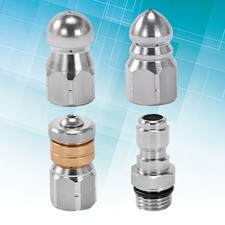 High-Pressure Sewer Jetter Drain Cleaning Cold Water Pressure Washer Nozzle Kit