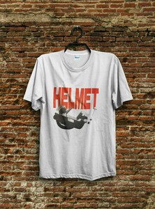 Helmet Vtg T Shirt 90 S Tour Concert 1991 Strap It On Grunge Metal Amrep Ebay