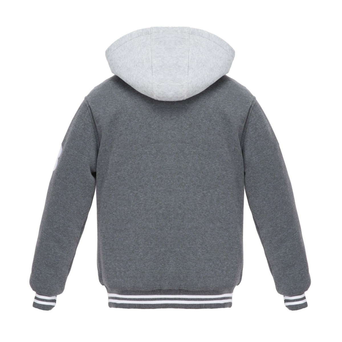 美品　Theory Varsity JKT P グレー Lishow Fashion Varsity Jacket Baseball Letterman Bomber School