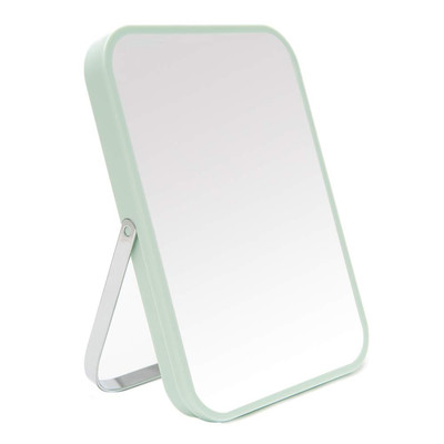Table Desk Vanity Makeup Mirror,8-Inch Portable Folding Mirror with Metal Stand 