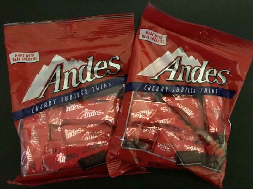 Andes Cherry Jubilee Thins Chocolate Candy Made with Real Cherries {2