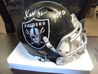 Marcus Allen Signed Blaze Alternate Riddell Raiders Mini Helmet W/ Beckett Cert