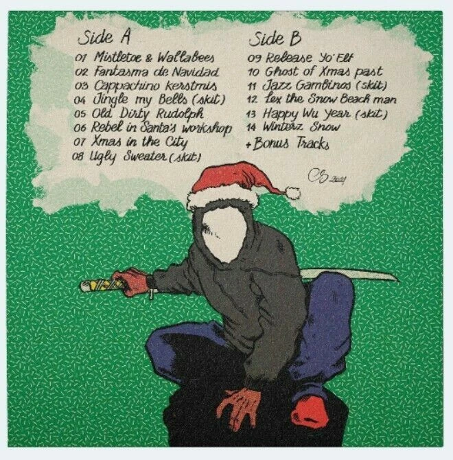 Wu Tang Clan Xmas Vinyl Cookin Soul LP- RED Xmas MF Doom RARE X/339 FAST SHIP - Image 2 of 4