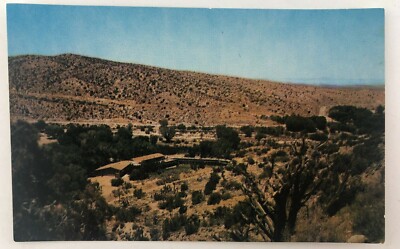 Vintage Valyermo California CA St. Andrew's Priory Retreat House Postcard 1882