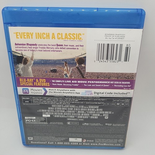 Bohemian Rhapsody Blu-ray 2018 - Picture 2 of 6