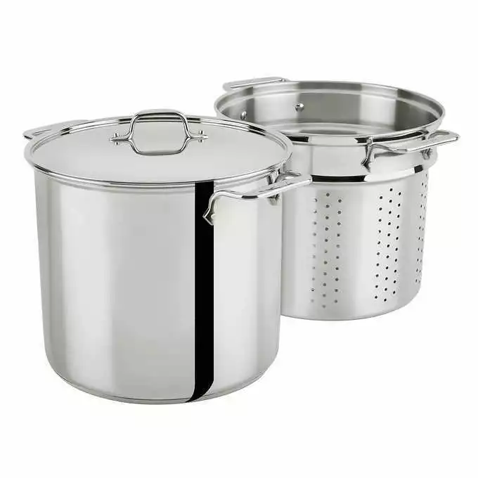 Gourmet Accessories, Stainless Steel Stockpot with lid, 16 quart