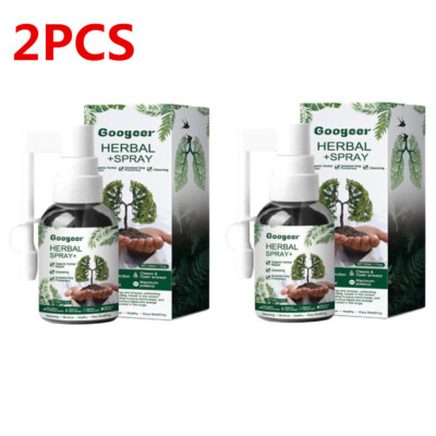 2XRespinature Herbal Lung Cleanse MistPowerful LungSupport HerbalCareEssence.NEW