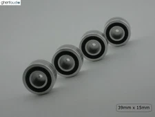 4pcs Hifi Aluminum feet/pad for Audio devices amp pre-amp dac speaker 39 x 15mm