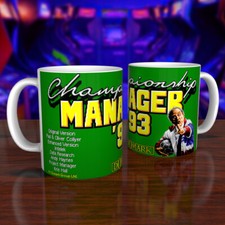 Championship Manager '93 Computer Game Mug Amiga, PC, 1993