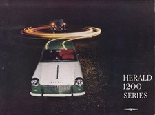 TRIUMPH HERALD 1200 SERIES BROCHURE, 342/1161/U.K.-50m.