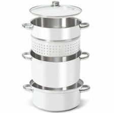 11-Qt Stainless Steel Fruit Juicer Steamer Po...