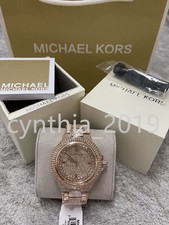 Michael Kors MK5862 Camille Rose Gold Crystal...
