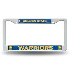 Golden State Warriors White License Plate Cover Frame NEW  NBA