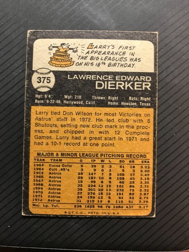 1973 Topps Baseball Cards Singles 300-660 Complete Your set You U Pick - Picture 172 of 334