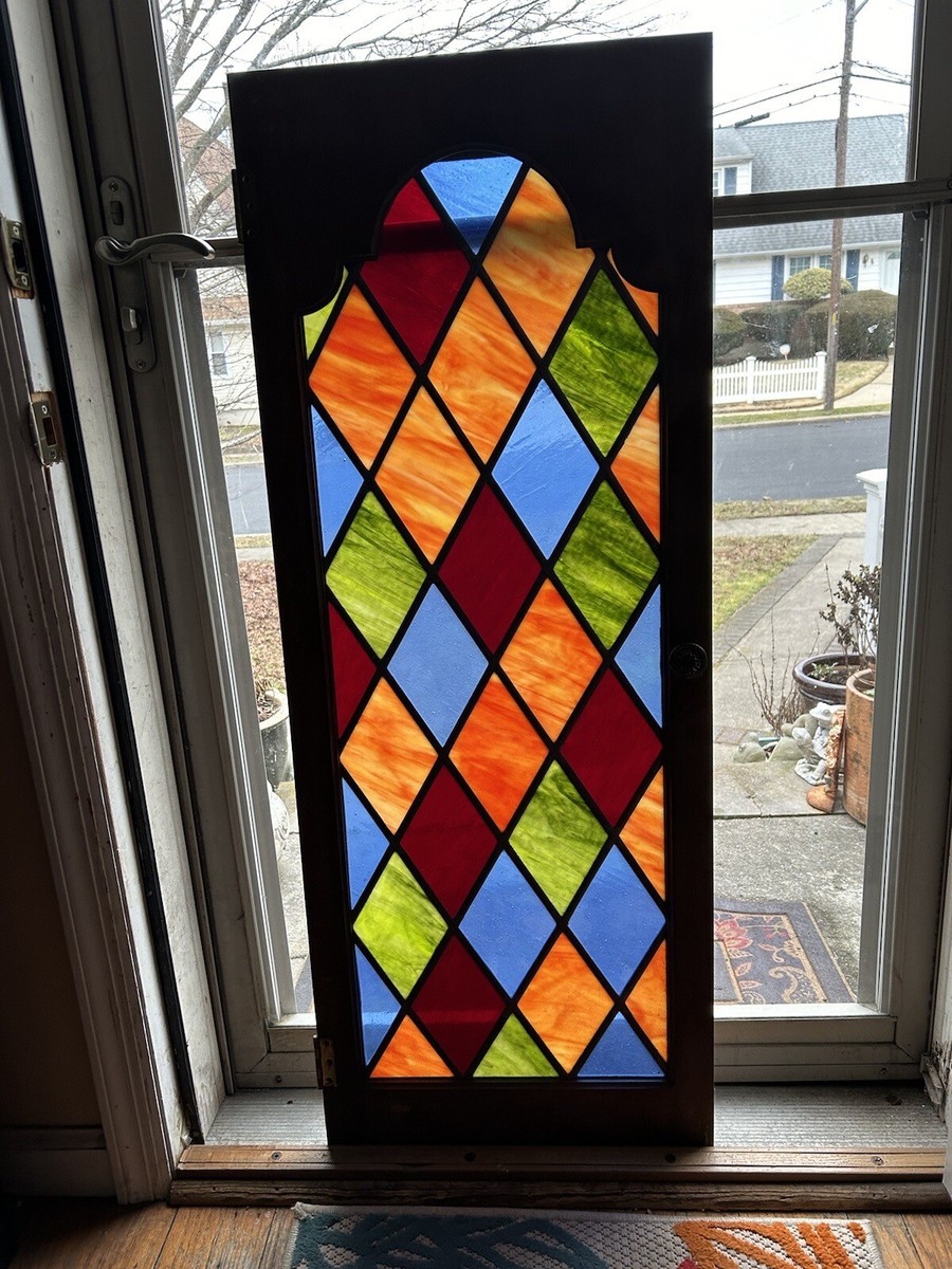 Stained Glass Window Panels - 4 In Set | eBay