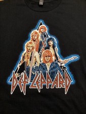 Def Leppard 2024 Stadium Tour Shirt Size XL 2 Sided