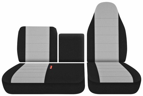 Funda de asiento de camioneta se adapta a 01-08 Chevrolet GMC Serie W3500 W4500 W5500 asiento 40/60 - Imagen 6 de 7