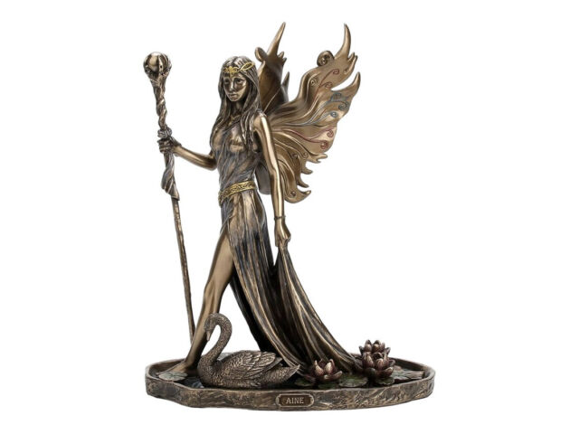 Aine the Faery Queen of Summer Love and Fertility Cold Cast Bronze & Resin