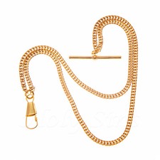 Brand New Gold Simple Color Albert Pocket Watch Mesh Strap 166