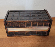 MCM Telefono Vintage Western Elettrico Stowaway Rotante in Scatola di Rovere Super Cool