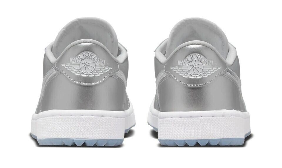 NEW Air Jordan 1 Low G NRG Men's Size 10 Metallic Silver NEW Air Jordan 1 Low G NRG Men's Size 10 Metallic Silver