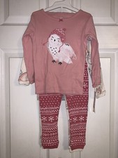 Nwt 4 Piece Girls Just One You By Carters 18 M Pajama Sets