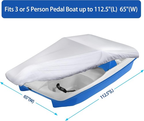 iCOVER Pedal Boat Cover, Fits 3 or 5 Person Paddle Boat Water Proof Heavy Duty - Bild 7 von 27