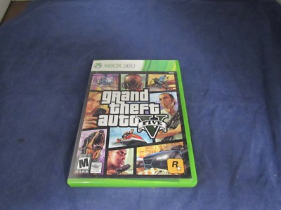XBox 360 CIB Grand Theft Auto V 100% Scratch free
