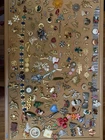 100s Vintage Costume to Fashion Jewelry HUGE Lot Enamel Rhinestone Brooch Pin