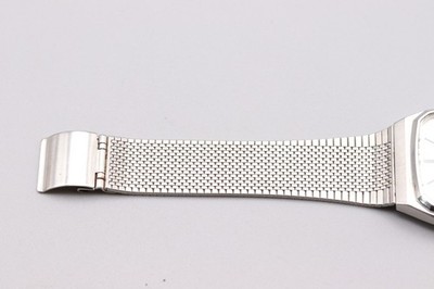 EXC+5] Vintage Seiko SEAGULL 5933-5040 Silver Tank Quartz Mens