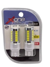 Ampoules T20 LED W21/5W Blanc 33SMD Veilleuses de Jour Feux de Recul 12V