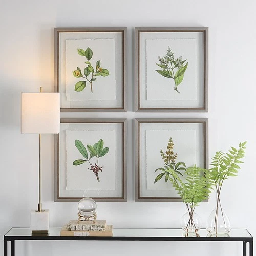 Uttermost 41461 Wildflower Study 22" x 19" Framed Floral Painting - MultiColor - Picture 3 of 5