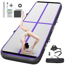 13.12ft Inflatable Gymnastics Mat Training Mats 4 inches Thickness Gymnastics...