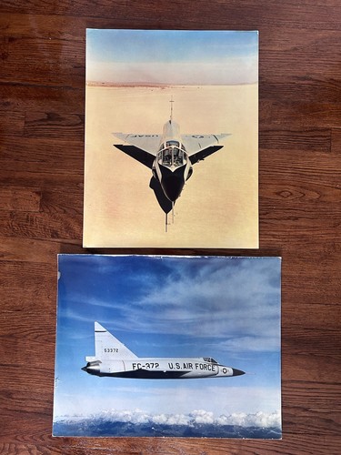 Convair F-102 Delta Dagger USAF Original Print Lot FC-372 Edwards Dry Lake