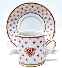 Jaeger Bavaria Porzellan - 2-teil.Mokka - Sammeltasse/Gedeck - Blumen Dekor