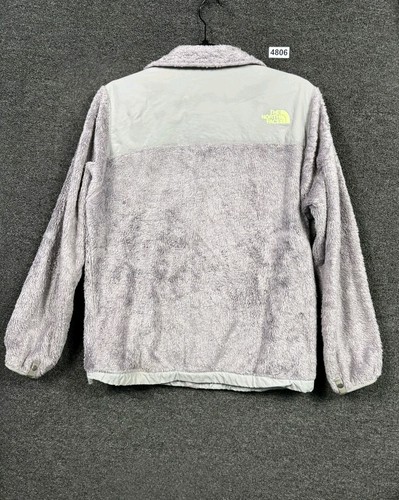 The North Face Fleece Jacket Youth Girls Size XL (18) Gray Full Zip Super Soft - Picture 2 of 11
