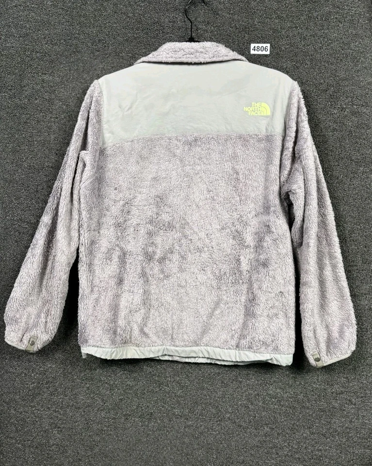 Chaqueta polar The North Face jóvenes niñas talla XL (18) gris cremallera completa súper suave Foto 2 de 4