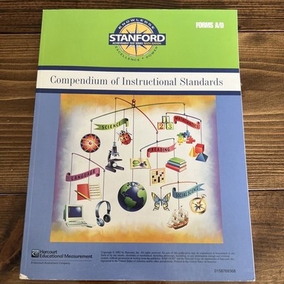 Stanford Achievement Test Series Educational Measurement Staff Harcourt 2002