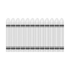 12pcs Dustless White Chalk Refill Non Toxic Washable Chalkboard Drawing Art Tool